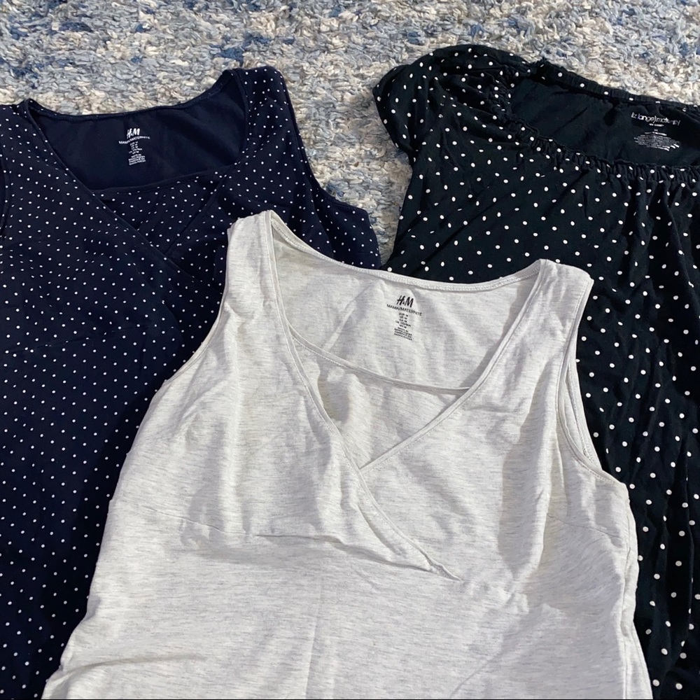 Maternity nursing shirts tops medium
